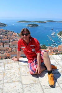 Hvar town from the castle